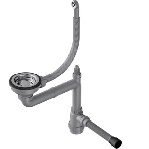 Арматура для одночашевых моек Omoikiri WK-1-R Сталь 4956486