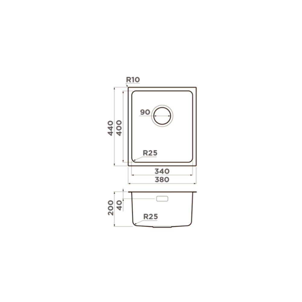 Мойка кухонная Omoikiri Tadzava 38 Хром 4993077 — изображение 4