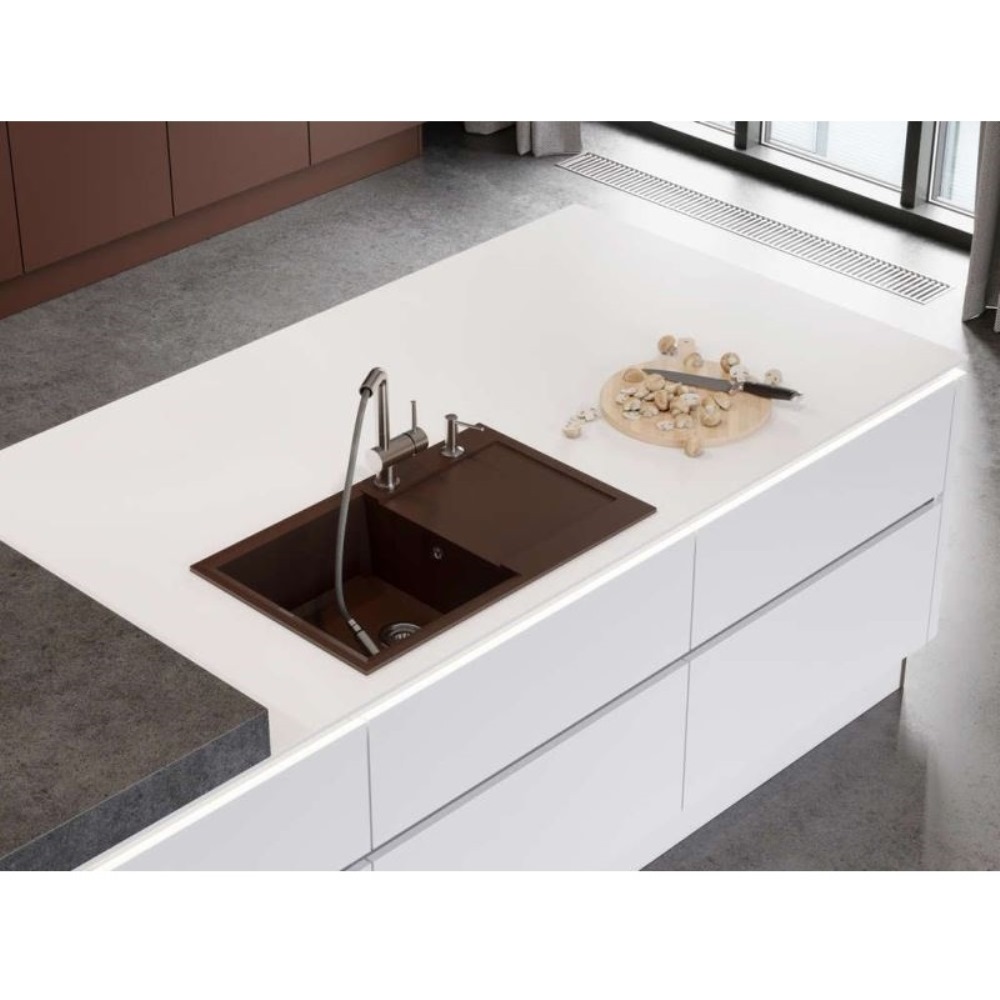 Мойка кухонная Omoikiri Sakaime 79 Черный матовый 4993276 — изображение 2