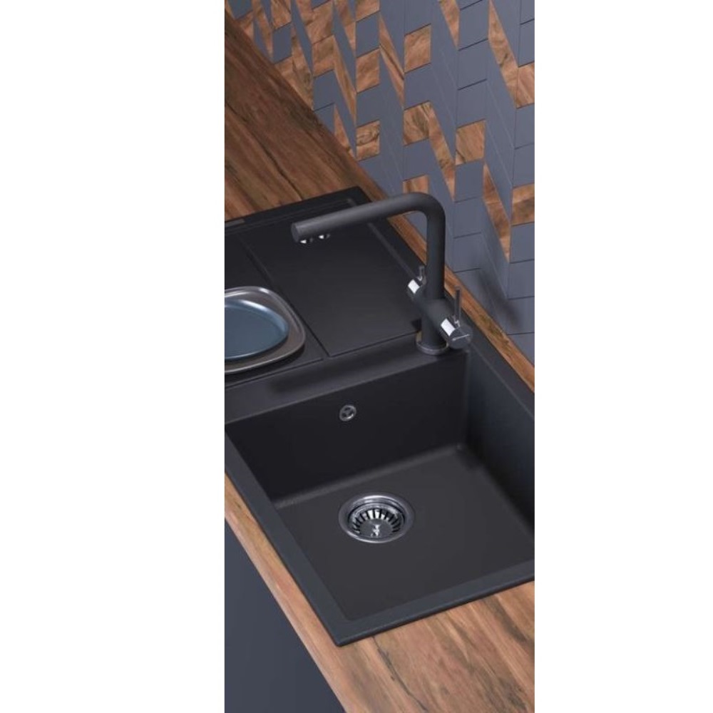 Мойка кухонная Omoikiri Sumi 100 Серый матовый 4993565 — изображение 2