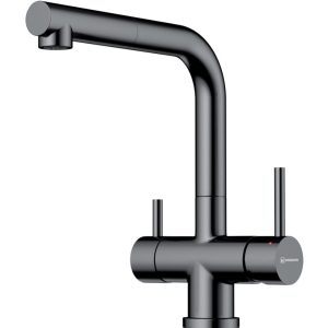 Смеситель для кухни Omoikiri Takamatsu-S Вороненая сталь 4994564