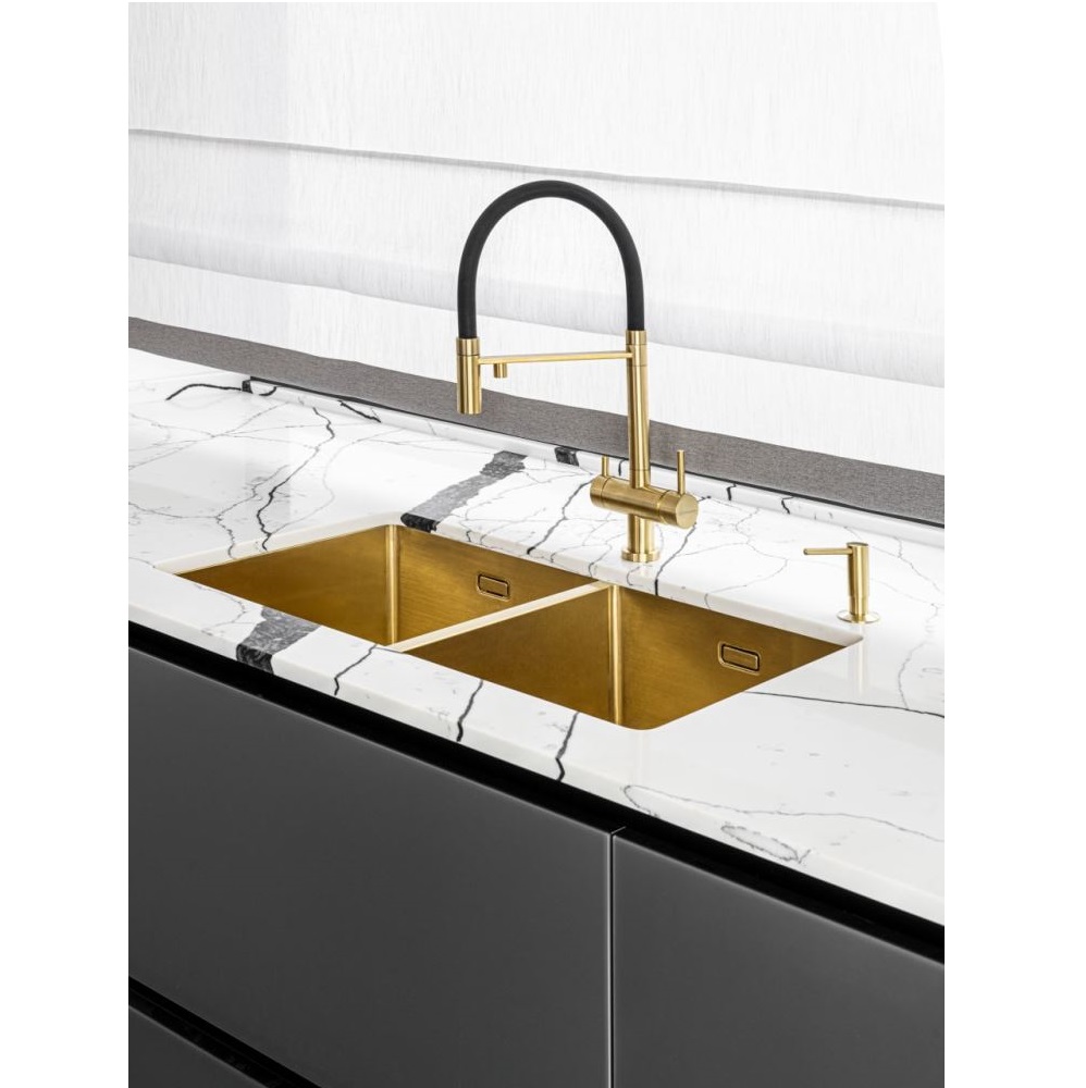 Дозатор встраиваемый Omoikiri OM-02 Золото светлое 4995005 — изображение 2