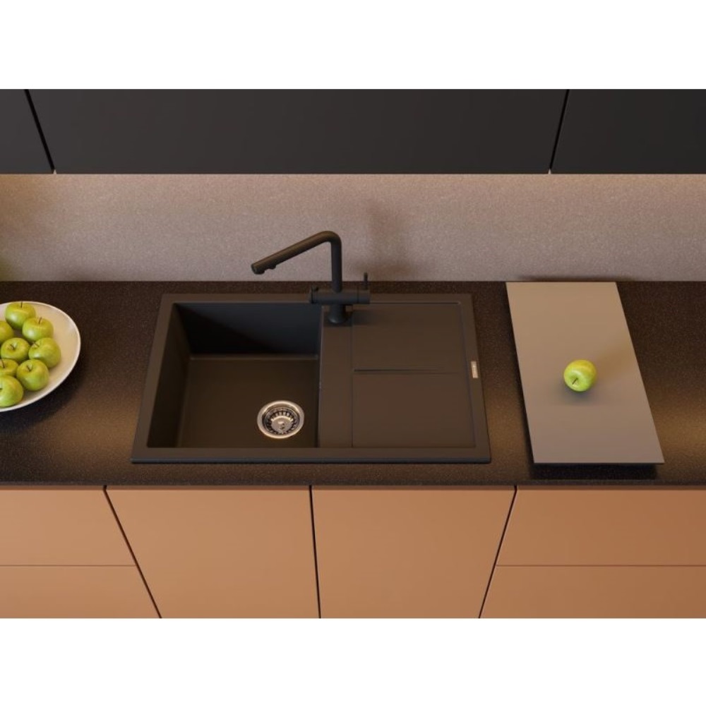 Мойка кухонная Omoikiri Sumi 79 Серый матовый 4997098 — изображение 3