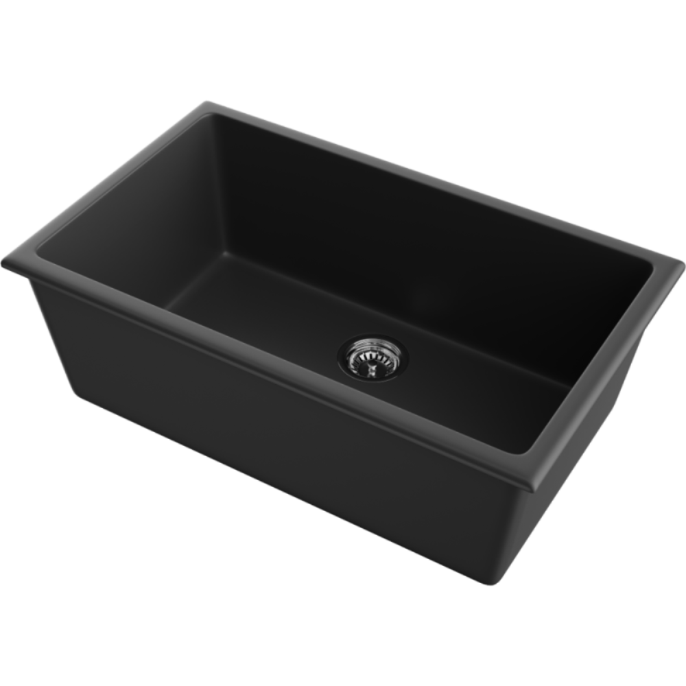 Мойка кухонная Omoikiri Okinoshima 76 Черный матовый 4997146 — изображение 2